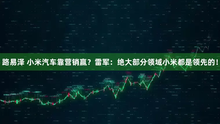 路易泽 小米汽车靠营销赢？雷军：绝大部分领域小米都是领先的！