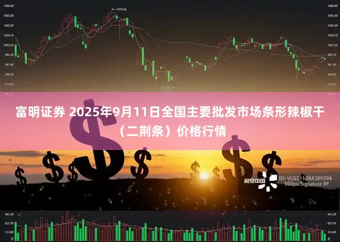 富明证券 2025年9月11日全国主要批发市场条形辣椒干（二荆条）价格行情
